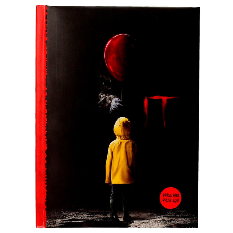 IT Balloon notebook with light
