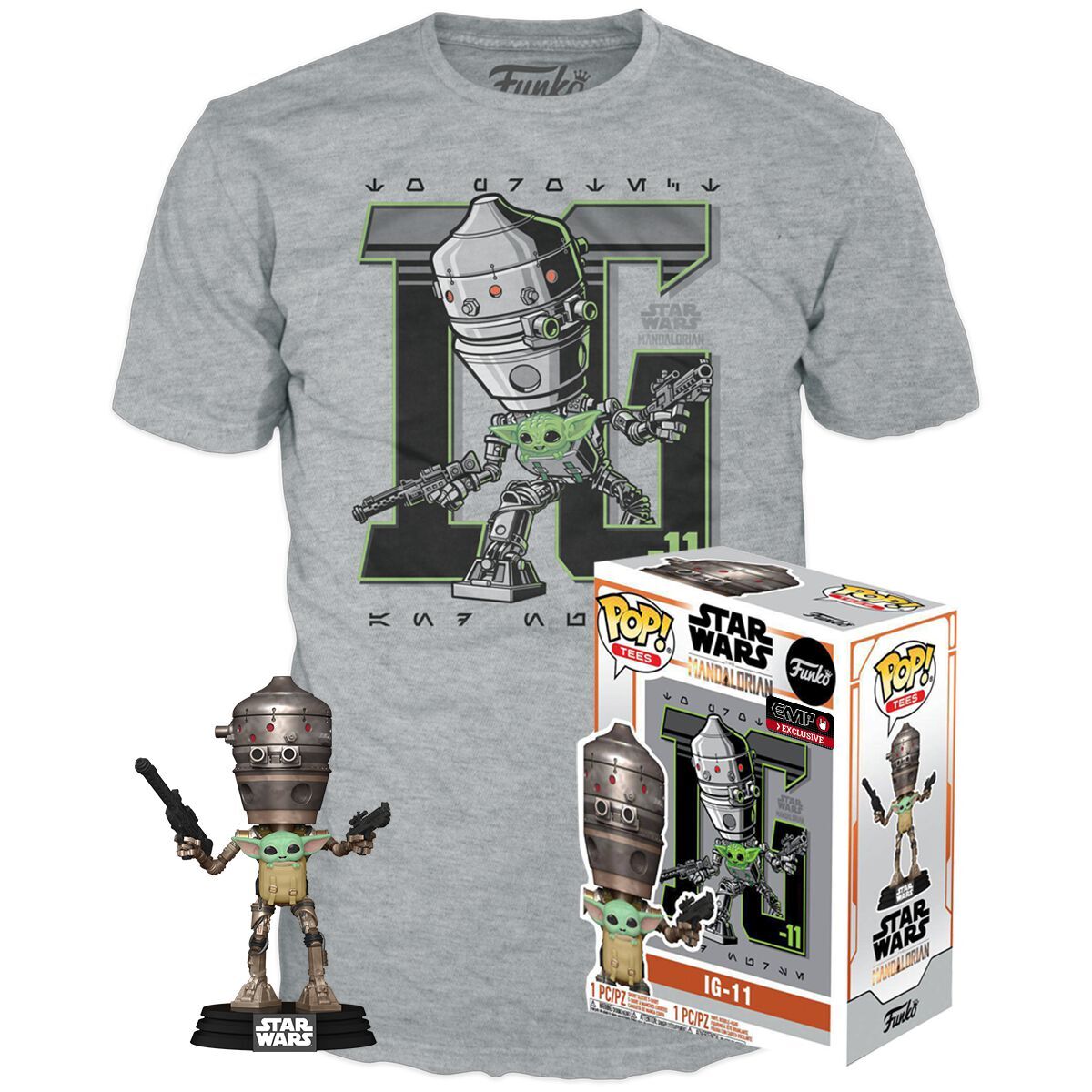 Set figure POP & Tee Star Wars IG-11 With the Child Exclusive M