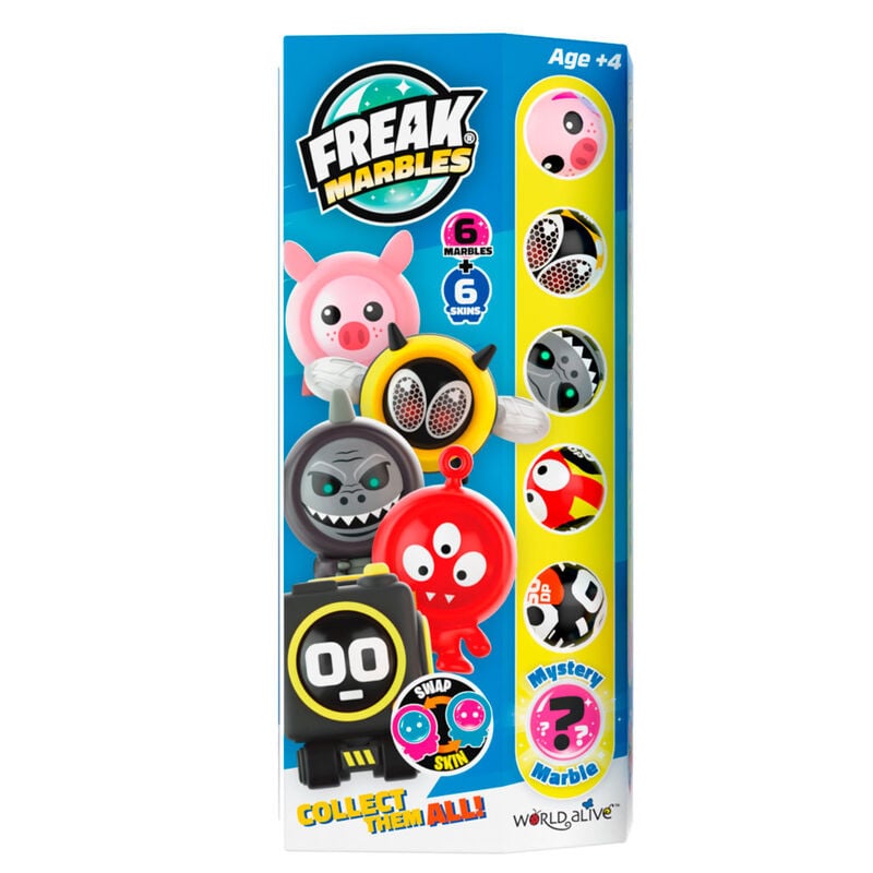 Freak Marbles set 6 Marbles + Skin