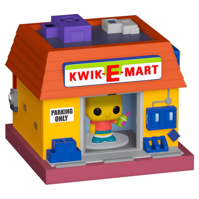 Bitty POP figura Town Simpsons Bart Simpsons and Kwik-E-Mart