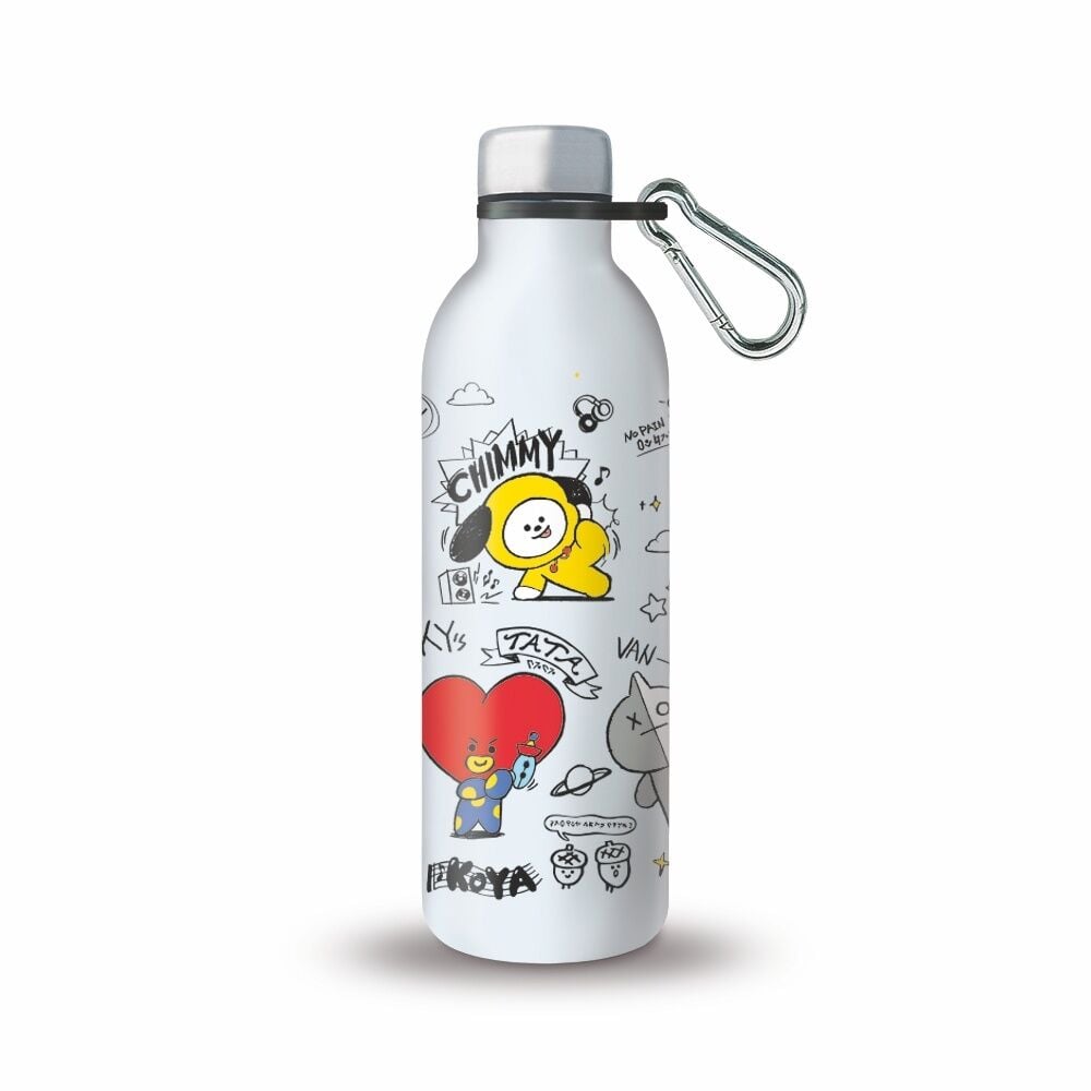 BT21 rozsdamentes acél kulacs 500 ml