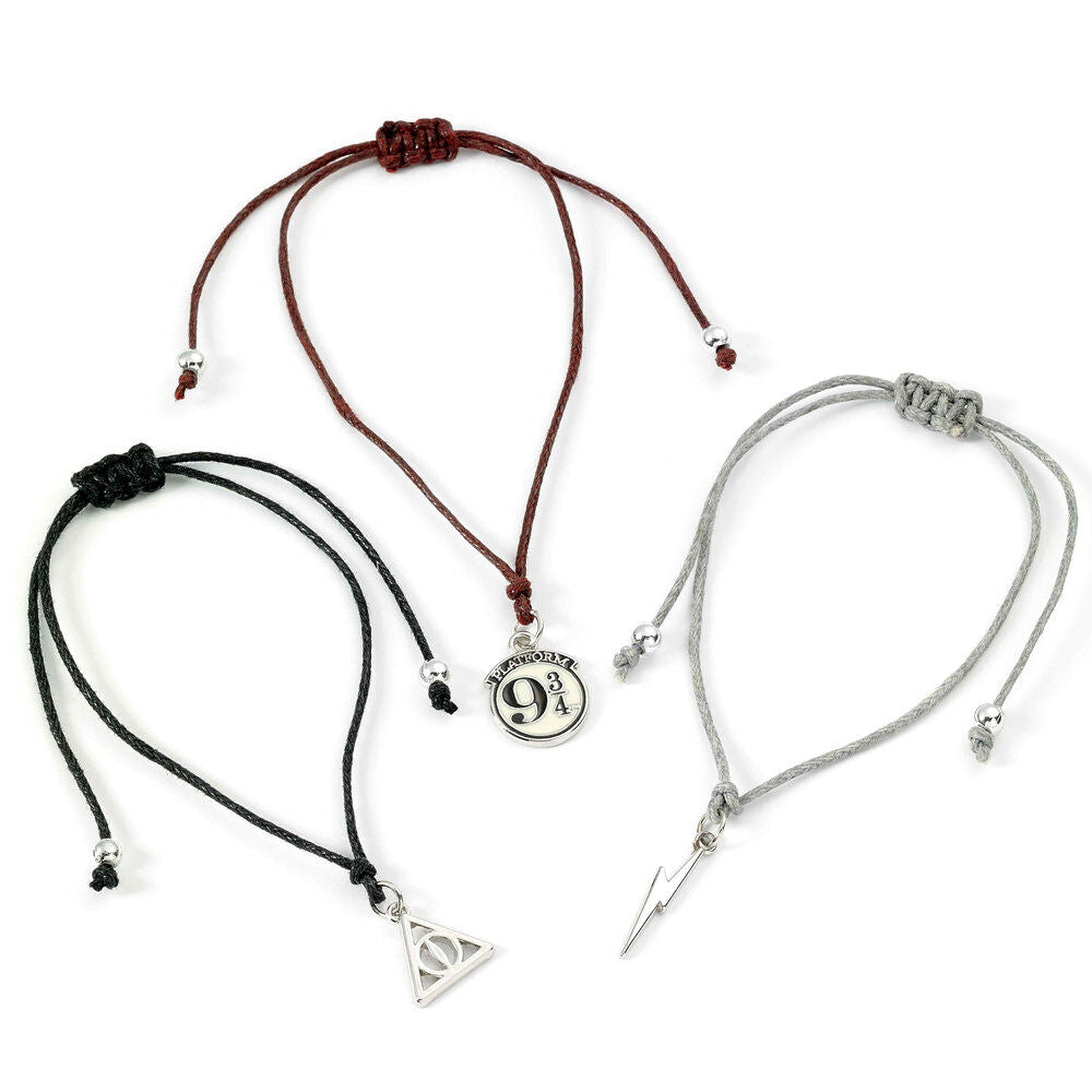 Harry Potter Deathly Hallows Friendship Set 3 bracelets