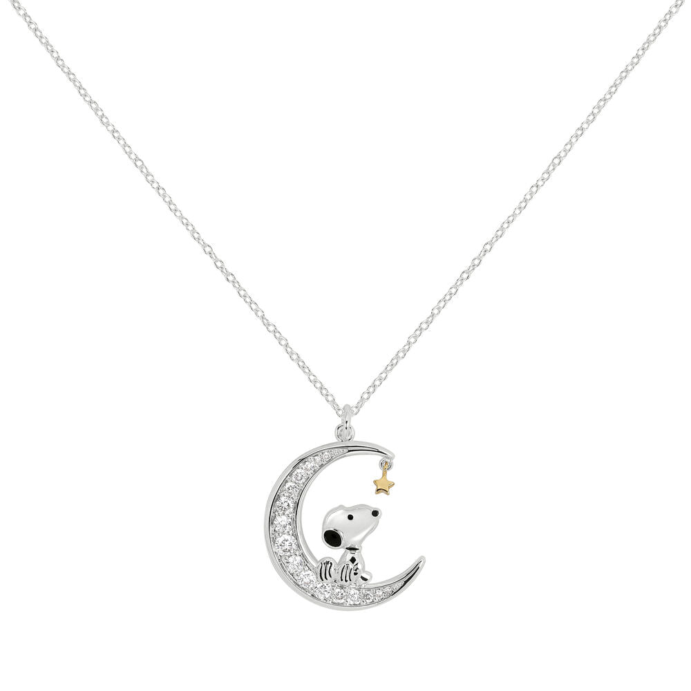 Peanuts Moon necklace