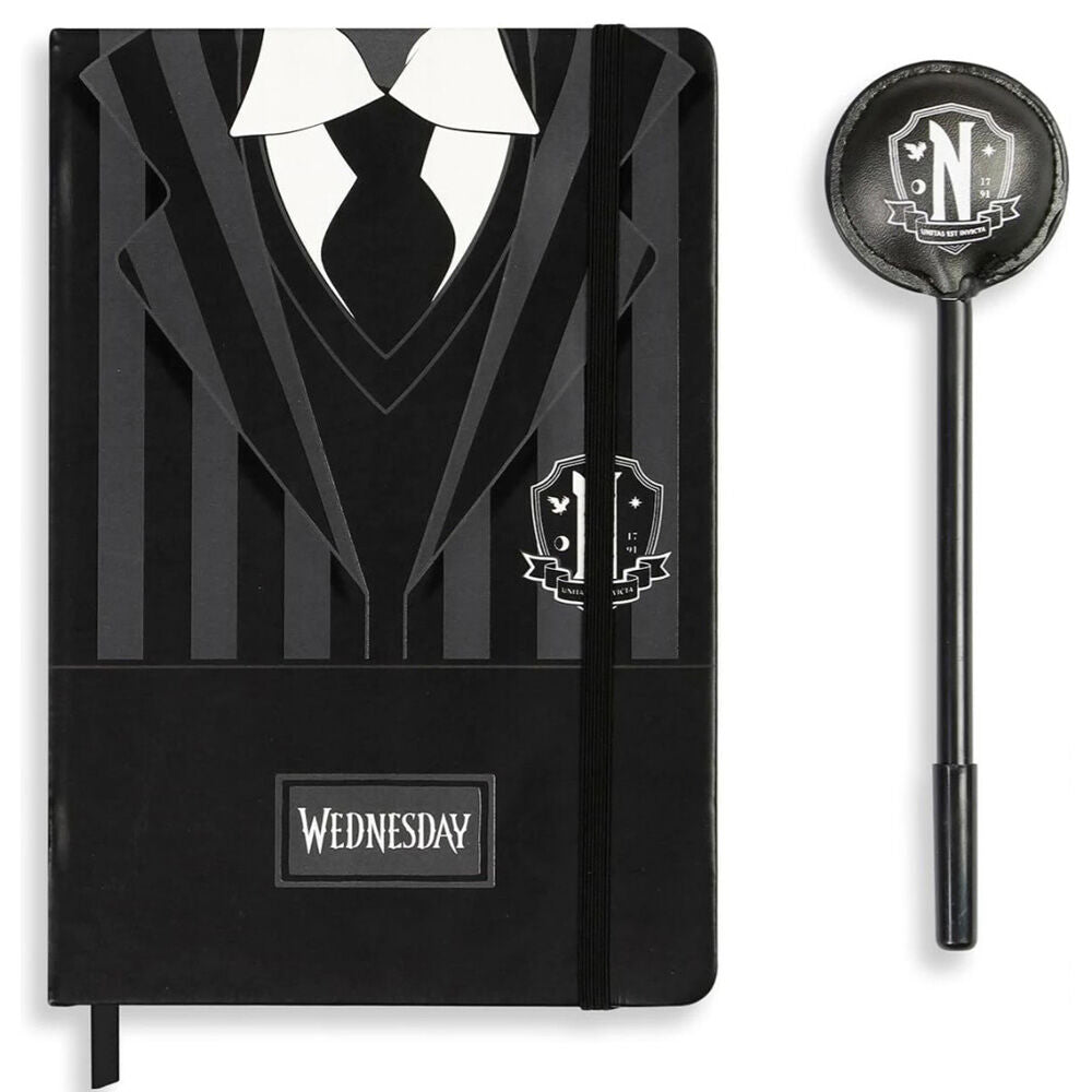 Wednesday Uniform diary + pen set