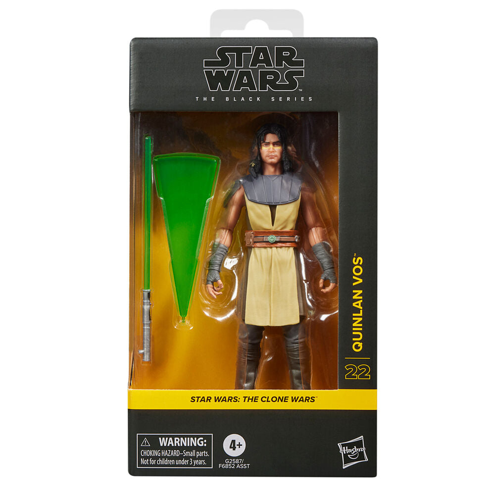 Star Wars The Clone Wars Quinlan Vos figure 15cm