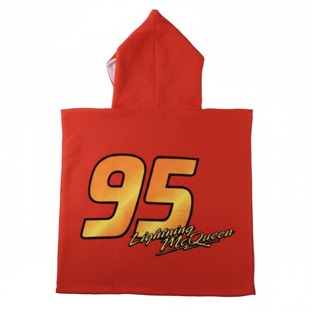 Disney Cars microfibre poncho beach towel