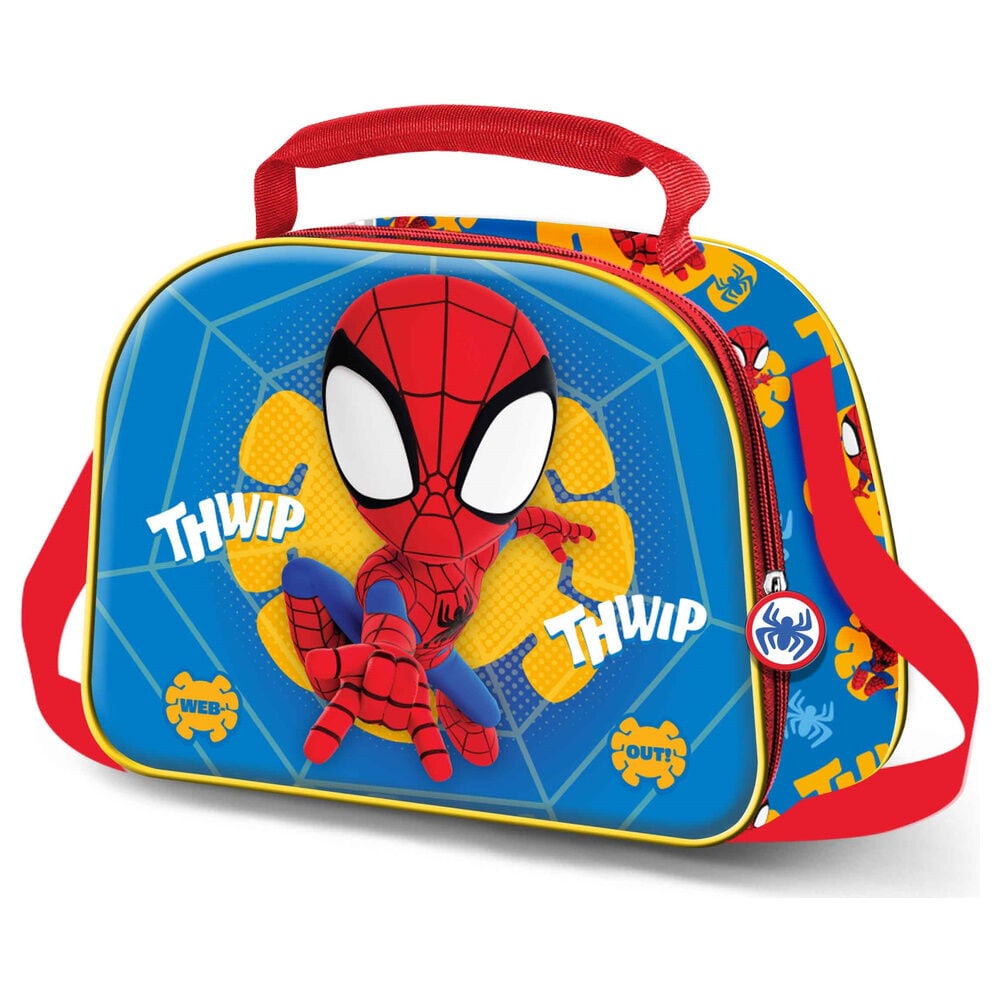 Marvel Spiderman Web Out 3D uzsonnástáska