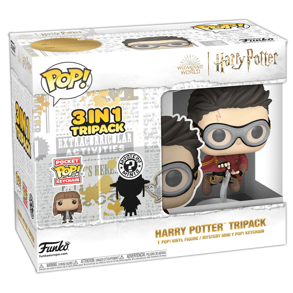 Harry Potter Funko Tripack POP + Mystery Mini + Keychain