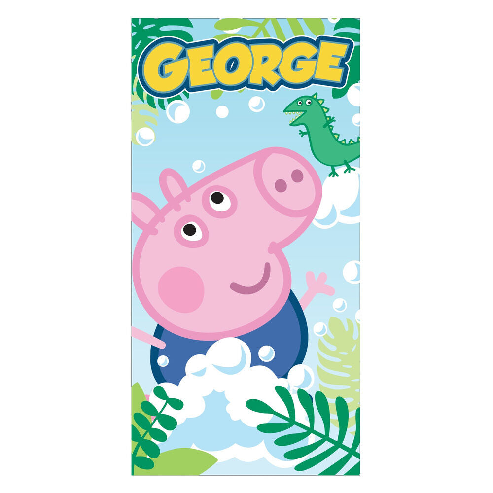 Peppa Pig George microfibre beach towel