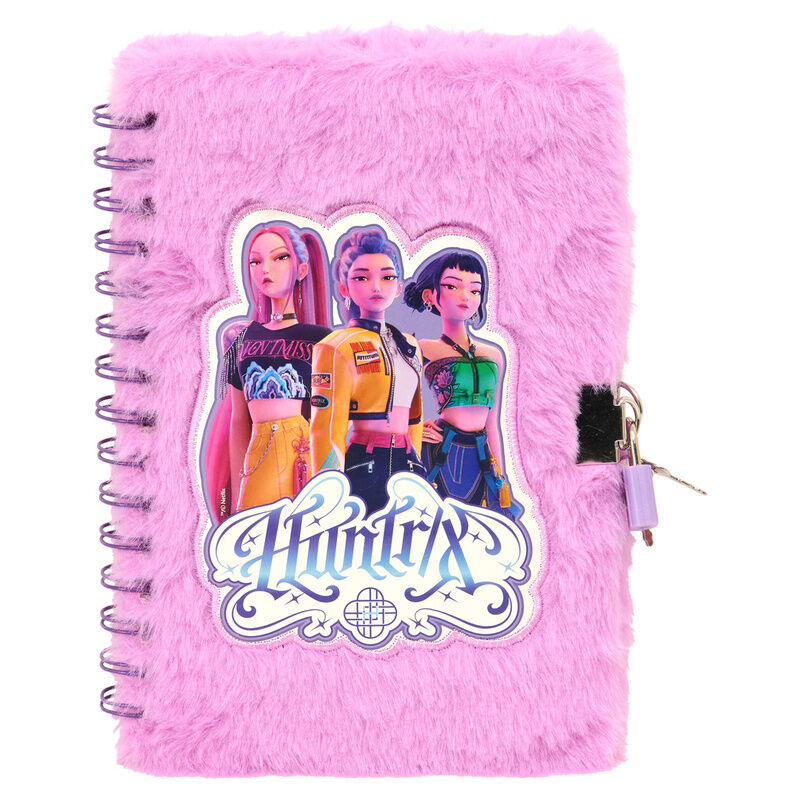 Kpop Demon Hunters Stationery padlock diary set