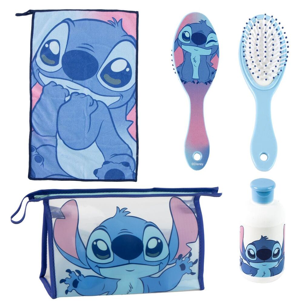 Disney Stitch toiletries bag set