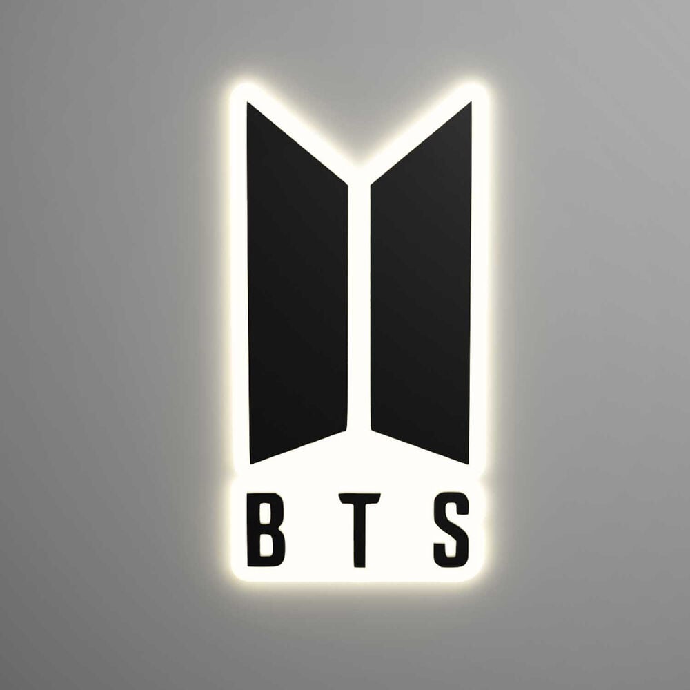 BTS Logo lámpa