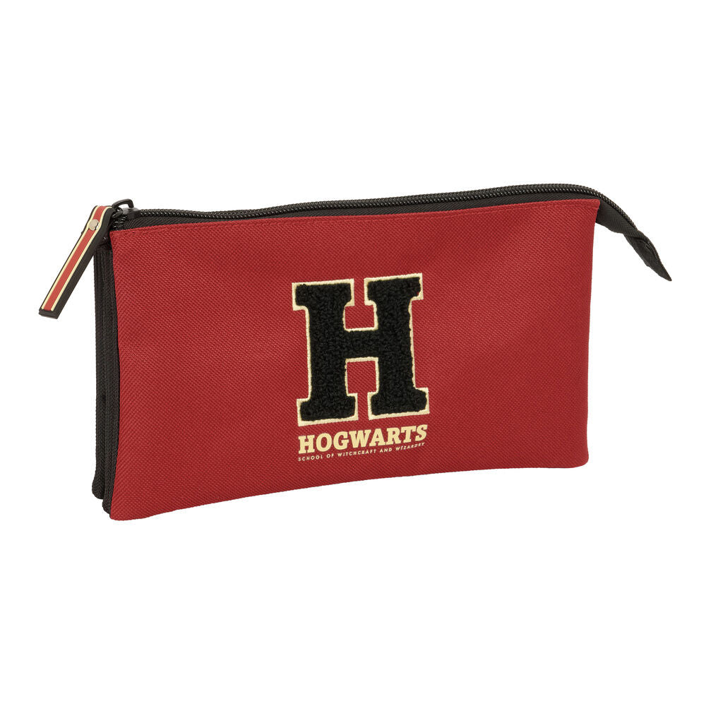 Harry Potter Hogwarts triple pencil case