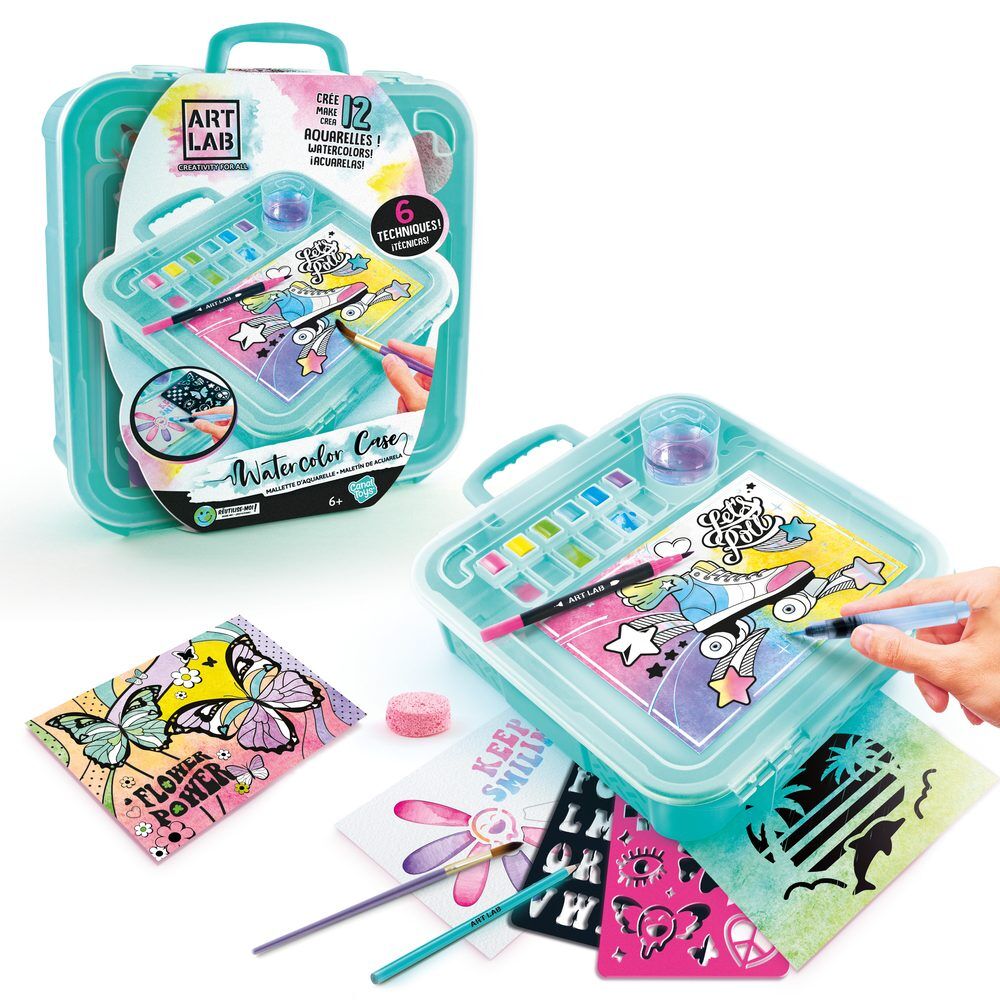 Art Lab watercolour painting case accessories
