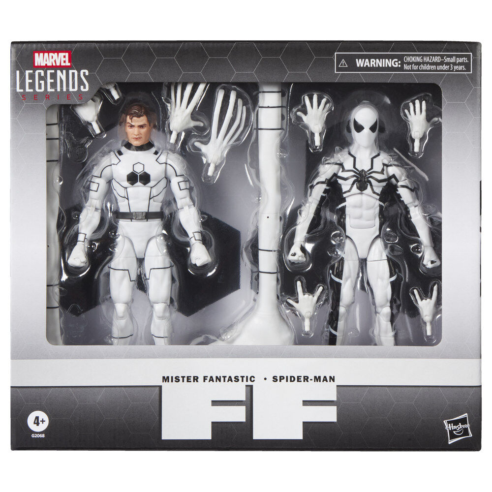 Marvel Legends Series Fantastic Four Mister Fantastic & Spiderman set 2 figures 15cm