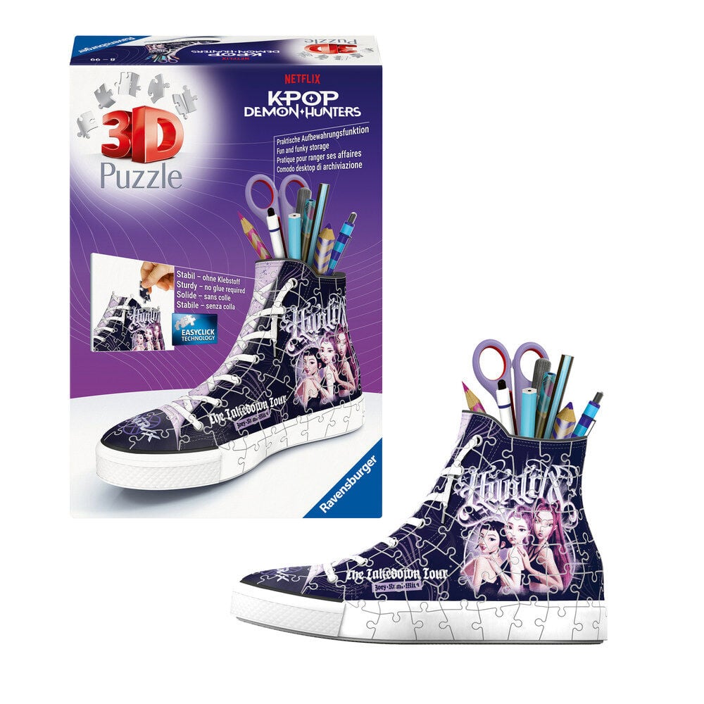 KPop Demon Hunters puzzle 3D sneaker 72pcs