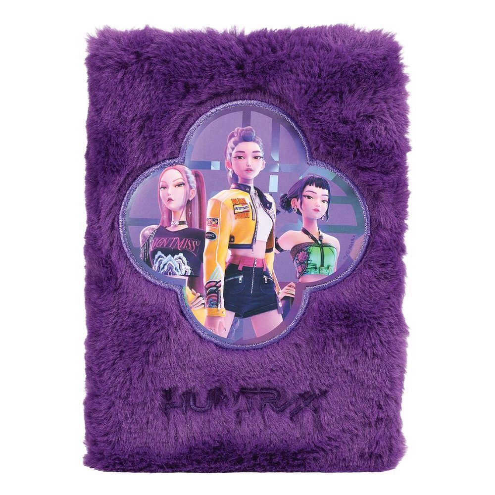 KPop Demon Hunters A5 plush notebook