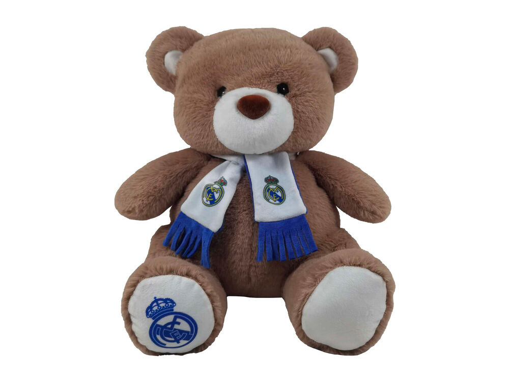 Real Madrid bear scarf plush toy 32cm